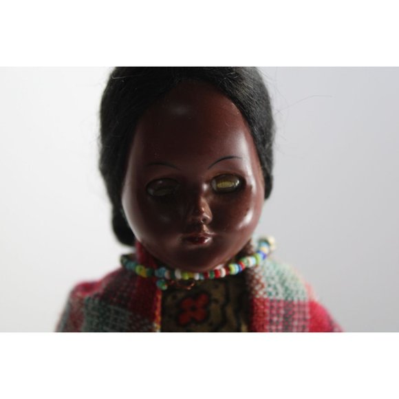 Native American Woman Doll Vintage Squaw 88450 Southwest - Picture 3 of 8